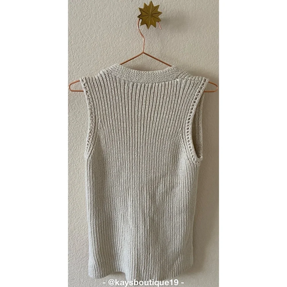 cupcakes & cashmere Knitted Sweater Vest Size S - Picture 2 of 7